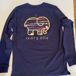 Ivory Ella Long sleeve T-shirt woman’s small New